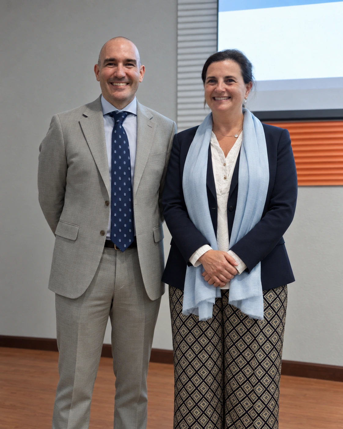 Dr. Ignacio S. Gatell with Dr. Lucía Avella, his doctoral supervisor